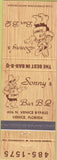 Matchbook Cover - Sonny's BBQ Venice FL