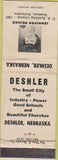 Matchbook Cover - Jennifer Reinke Spelling Champ Deshler NE WEAR