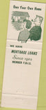 Matchbook Cover - Green Lake State Bank WI