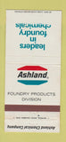 Matchbook Cover - Ashland Foundry Products Chemical Dublin OH WEAR 30 Strike