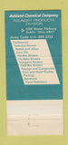 Matchbook Cover - Ashland Foundry Products Chemical Dublin OH WEAR 30 Strike
