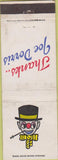 Matchbook Cover - Thanks Joe Dorris Towers Mobile AL WORN