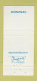 Matchbook Cover - 1964 New York City World Fair Monorail 30 Strike