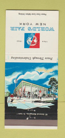 Matchbook Cover - 1964 New York City World Fair Missouri Building 30 Strike