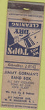 Matchbook Cover - Jimmy Gorman's Band Box Brighton State Island POOR