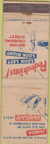 Matchbook Cover - Joy Vending Cigarette Machines NO TOWN WEAR