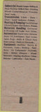 Matchbook Cover - Central Rubber Supply Indianapolis IN WORN