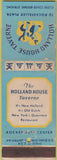 Matchbook Cover - Holland House Taverne New York City