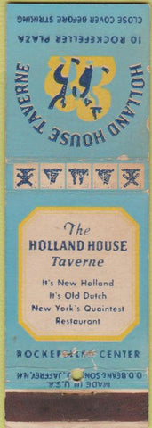 Matchbook Cover - Holland House Taverne New York City