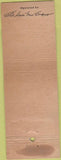 Matchbook Cover - Holland House Taverne New York City