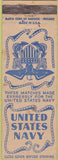 Matchbook Cover - United States Navy wear