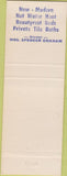 Matchbook Cover - Motel Oakland MD orange
