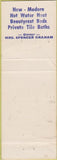 Matchbook Cover - Motel Oakland MD pink WORN