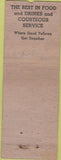 Matchbook Cover - Century Grill Canastota NY WORN Advance
