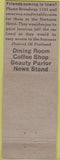 Matchbook Cover - Ade's Grill Clinton NY WORN