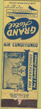 Matchbook Cover - Grand Hotel Vincennes IN WEAR