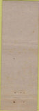 Matchbook Cover - Grand Hotel Vincennes IN WEAR