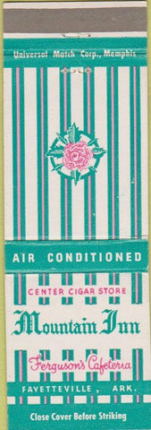 Matchbook Cover - Mountain Inn Fayetteville AR