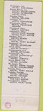 Matchbook Cover - Hotel Melbourne ST Louis MO
