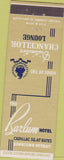 Matchbook Cover - Barlum Hotel Detroit MI