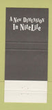 Matchbook Cover - Yesterday's Nite Life Myrtle Beach SC 30 Strike