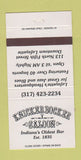 Matchbook Cover - Knickerbocker Saloon Bar Lafayette IN 30 Strike
