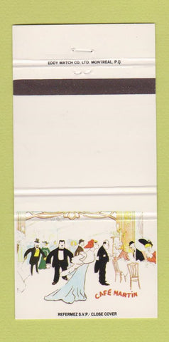 Matchbook Cover - Cafe Martin Montreal QC 30 Strike
