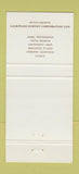 Matchbook Cover - Aerial Photography Engineering Toronto Winnipeg  30 Strike