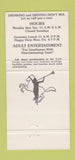Matchbook Cover - Caligula XXI Dallas TX Strip Club 30 Strike