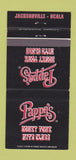Matchbook Cover - Pappa's Honky Tonk Ocala Jacksonville FL 30 Strike