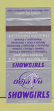Matchbook Cover - Deja Vu Strip Club CHAIN 30 Strike