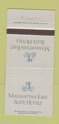 Matchbook Cover - Manhattan East Suite Hotels New York City 30 Strike