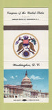 Matchbook Cover - US Congress Andrew Hinshaw California CA 30 Strike