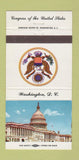 Matchbook Cover - US Congress Walter Flowers Alabama AL 30 Strike