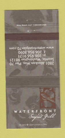 Matchbook Cover - Waterfront Seafood Grill Seattle WA 30 Strike