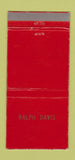 Matchbook Cover - WS Nott Company IMPRINT 30 Strike