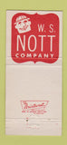 Matchbook Cover - WS Nott Company IMPRINT 30 Strike