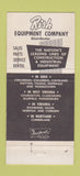 Matchbook Cover - Rish Tractors Jim Mandos Dayton OH WEAR 30 Strike