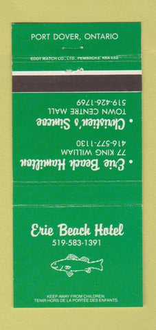 Matchbook Cover - Erie Beach Hotel Port Dover ON 30 Strike