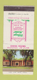 Matchbook Cover - Village Manor Grosse Pointe MI 30 Strike