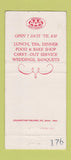 Matchbook Cover - Village Manor Grosse Pointe MI 30 Strike