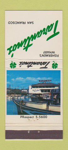 Matchbook Cover - Tarantino's San Francisco CA 30 Strike