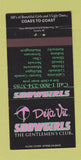 Matchbook Cover - Deja Vu Strip Club CHAIN 30 Strike