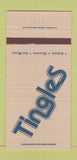Matchbook Cover - Tingles Atlanta Houston San Mateo 30 Strike