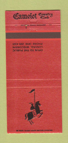 Matchbook Cover - Camelot Country Club Lomira WI 30 Strike
