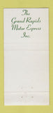 Matchbook Cover - Grand Rapids Motor Express Trucking Christmas MI 30 Strike