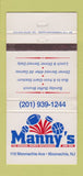 Matchbook Cover - Manny's Sports Bar Moonachie NJ 30 Strike