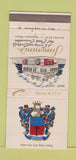 Matchbook Cover - Simonini's Restaurant Algonquin IL 30 Strike