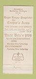 Matchbook Cover - Cooper's Coat of Arms Rochester MN 30 Strike