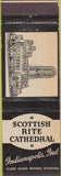 Matchbook Cover - Scottish Rite Cathedral Indianapolis IN WEAR